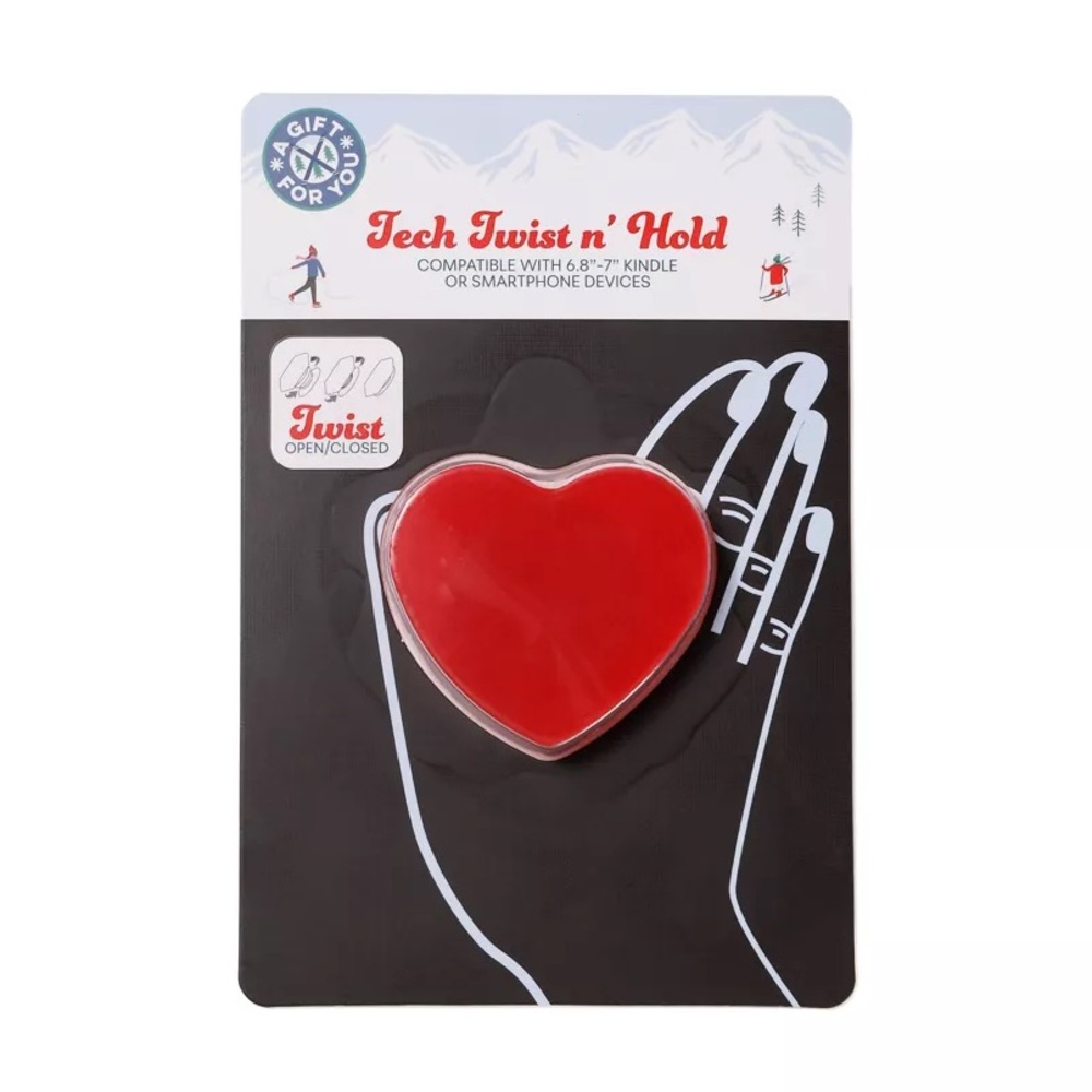 NWT Red Heart Tablet Holder / Popsocket
